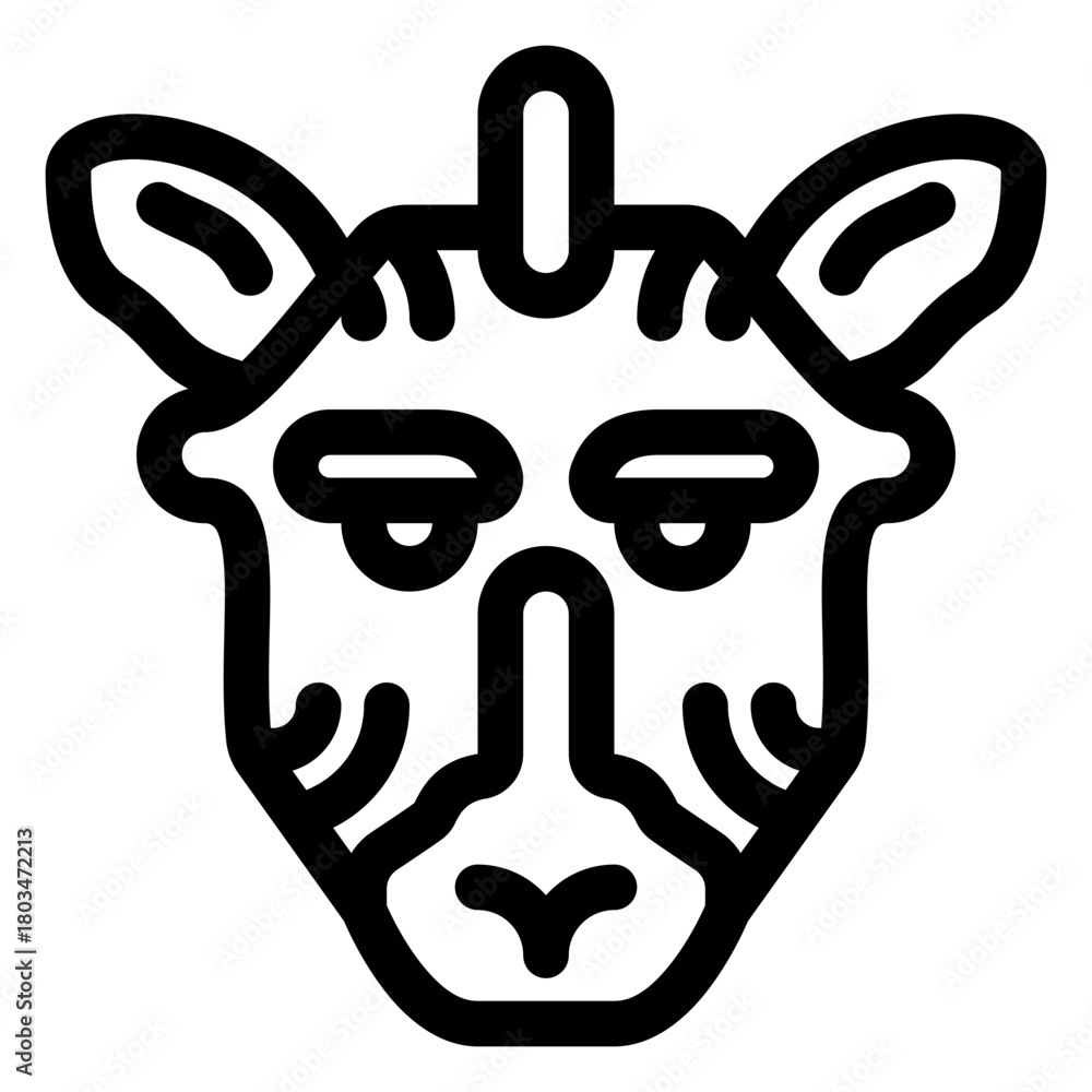 Fototapeta premium Zebra icon