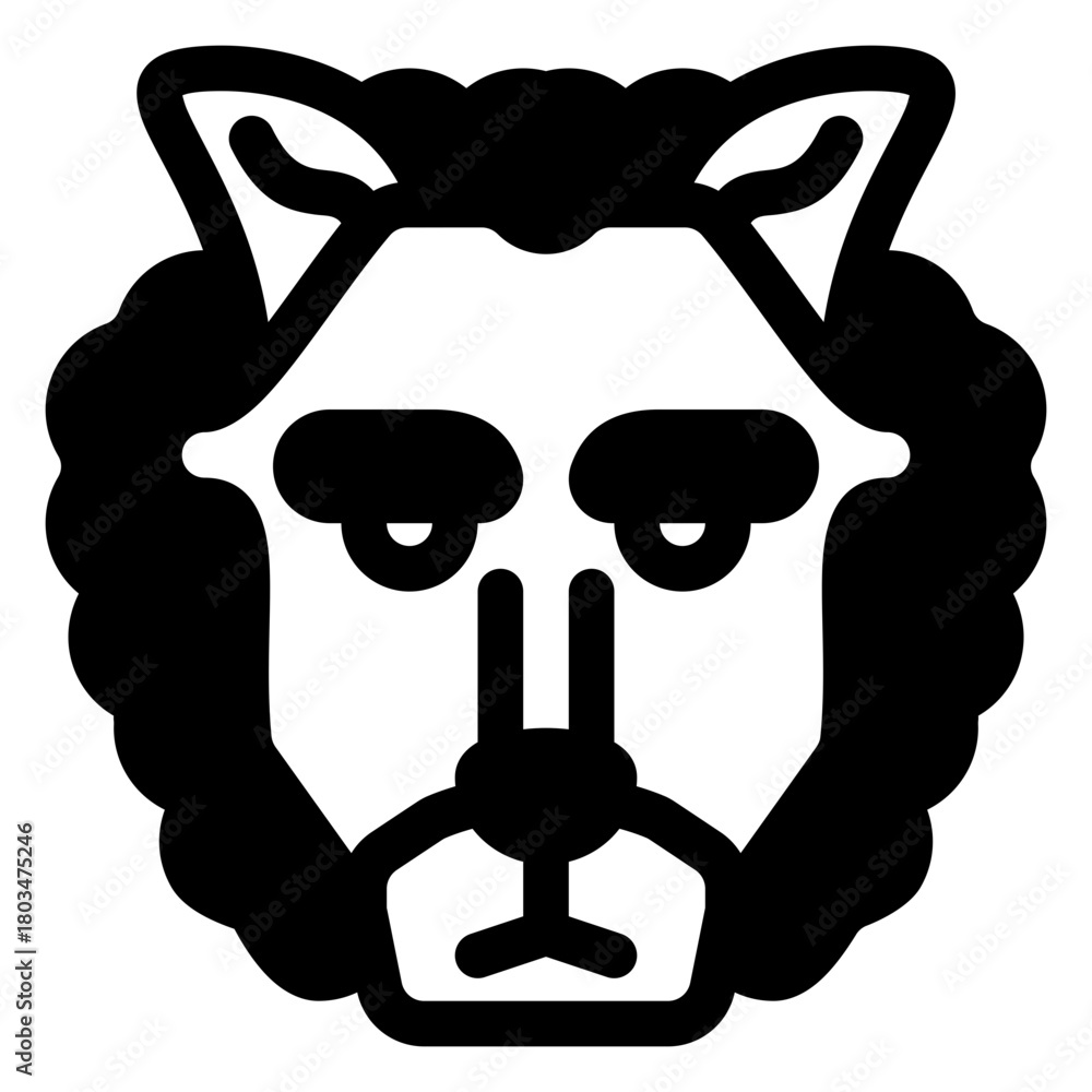 Fototapeta premium Lama icon