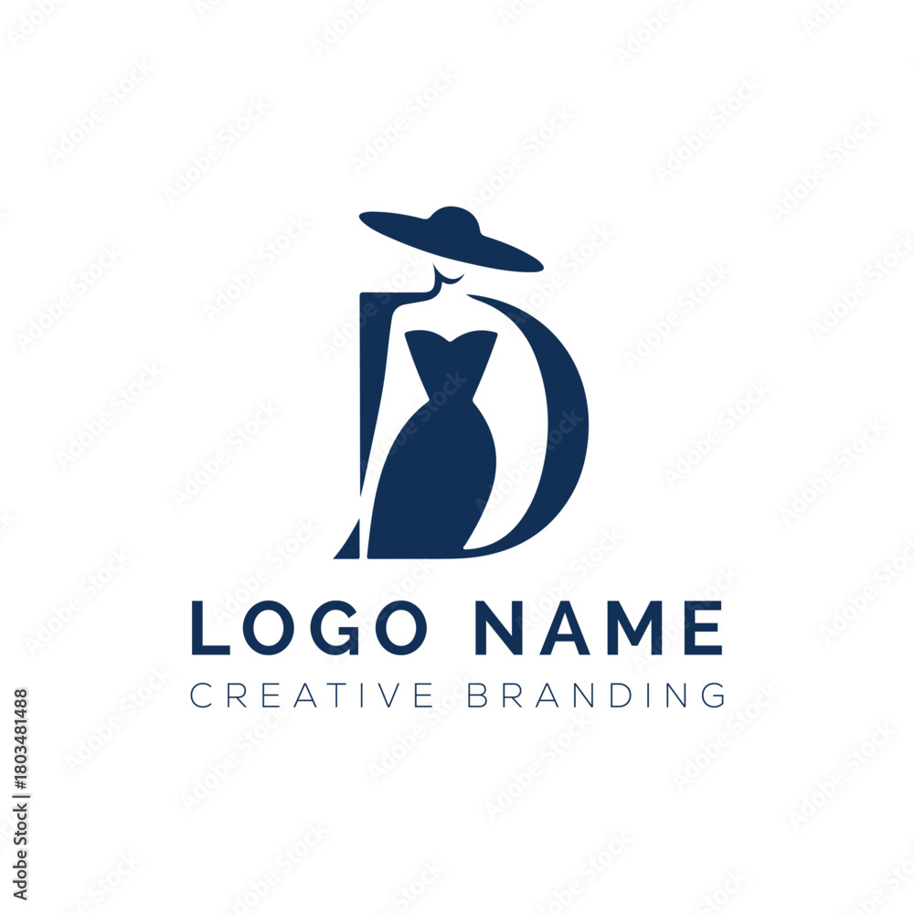 Obraz premium beauty girl, woman logo design