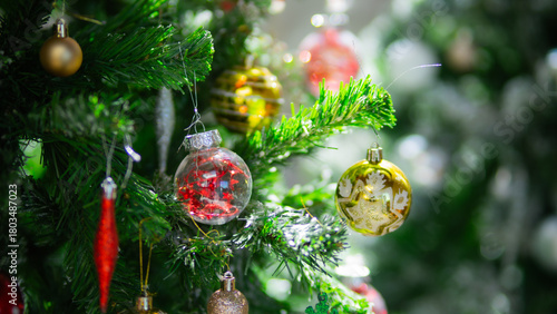 christmas tree with decorations