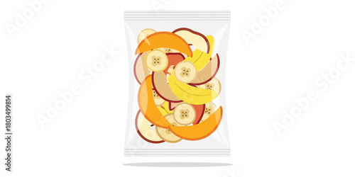 Dehydrated Fruit Snack Bag Healthy, Convenient, and Ready-to-Eat for On-the-Go Snacking