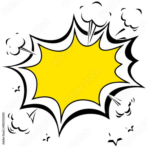 comic book explosion