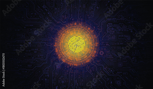 Data protection privacy.Cyber security network.Digital security.security guard. Touch the future.