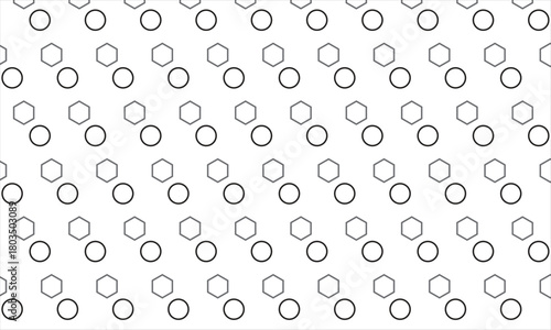 Abstract black and gray colour polygon small dot pattern with white background suitable for fashion textiles, graphics.