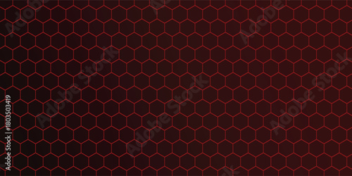 abstract hexagon pattern as background - 3D Illustration