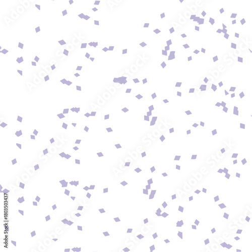 Scattered Light Purple Diamond Confetti