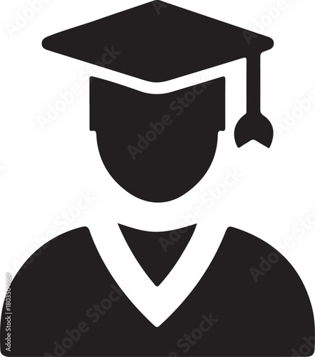 graduation cap vector illustration