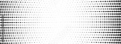 Dotted halftone gradient texture. Fading polka dot background.