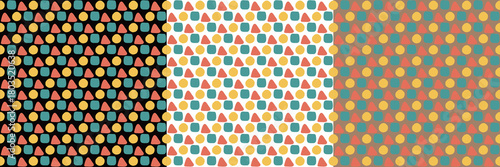 ミックスベジタブルのパターン素材