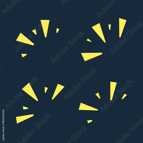 Shock mark icon symbol. shocked, surprised illustration