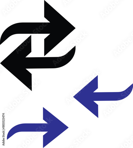 Directional Arrows Icon Design