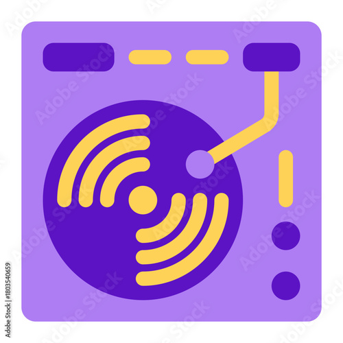 Vinyl player icon