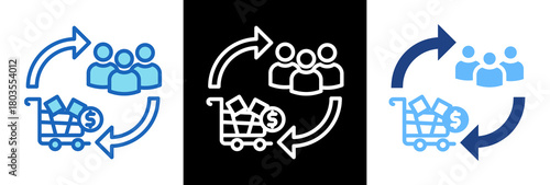 Responsible Consumption tripplestyle icon