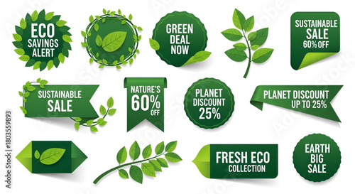 Eco sale green deals sustainable discounts nature planet earth savings