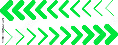 Bold green arrow patterns form dynamic, modern directional graphics, creating a sleek abstract design ideal for technology, navigation, and creative branding visuals.
