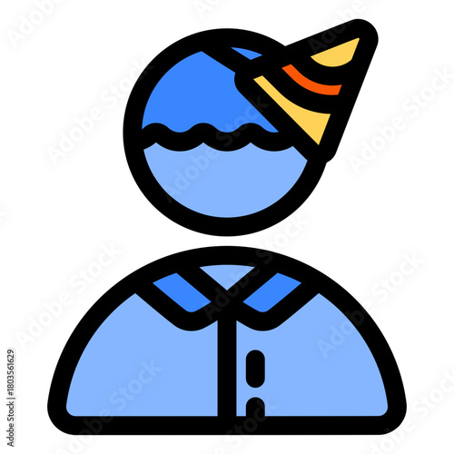 Birthday boy icon