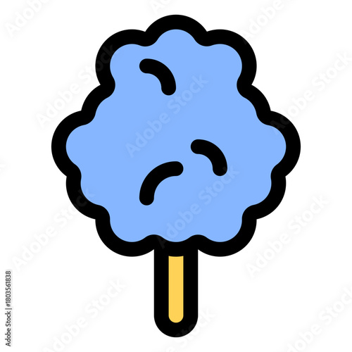 Cotton candy icon