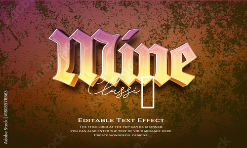 [Editable Text Effect Logo] ”Wild Mine Logo” The title logo style is a  glossy logo on a textured background.
