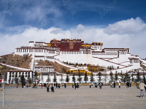 Potala Palace, Lhasa, Xizang Province, China.