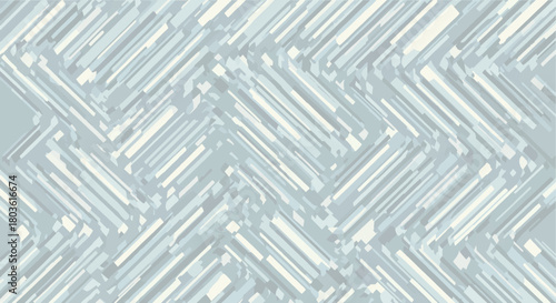 Abstract geometric pattern in cool blue and white hues with a textured look