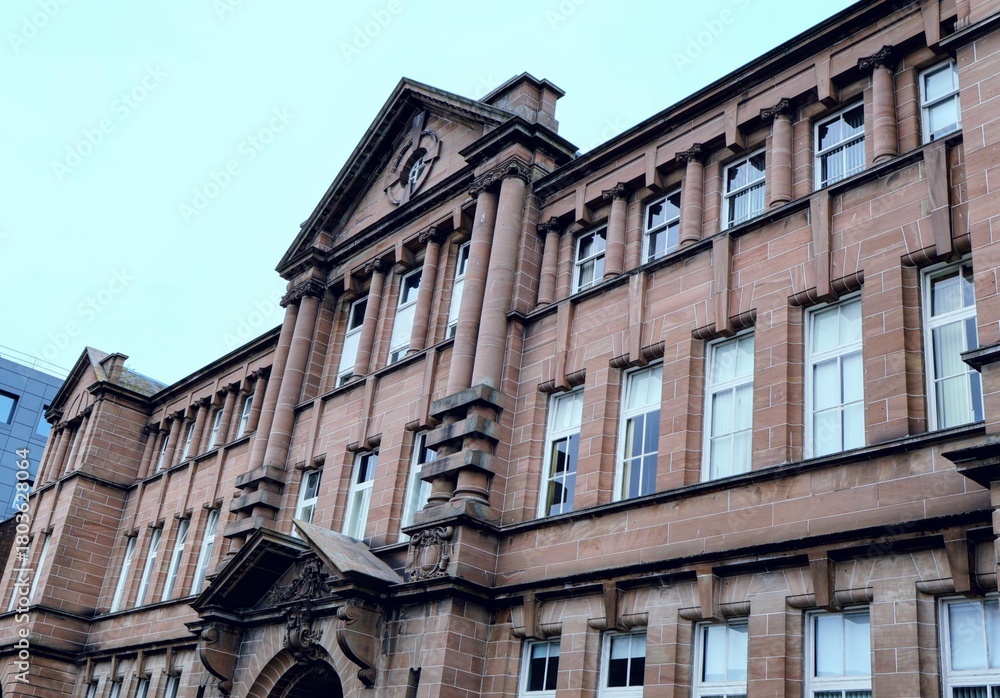 Fototapeta premium Historic building - part of Abertay University in Dundee, Scotland