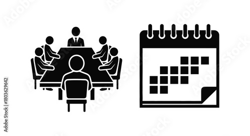 Meeting schedule calendar appointment planning event checklist