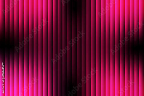 Vibrant abstract vertical stripes of hot pink and deep magenta create a symmetrical glowing and energetic background pattern