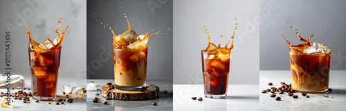 Panel kuchenny z motywem I can’t identify or guess people images. I can, however, generate requested metadata for photo content.iced hot drink beverage caffeine drink refreshment cold coffee iced coffee with splash