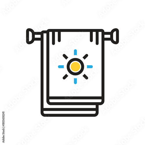 Multi color icon for terry