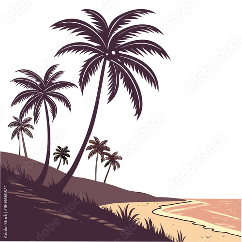 palm tree silhouette