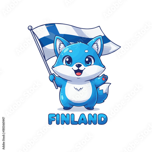 Modern Nordic Vector Designs Celebrating Finland Independence Day