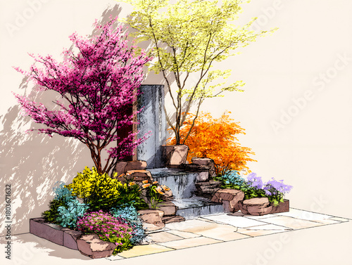 Fototapeta Naklejka Na Ścianę i Meble -  bouquet of flowers in a vase