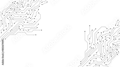 Abstract circuit board technology. Design for communication and motherboard texture background. Vector