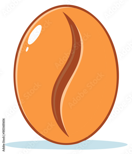 Illustrated Coffee Bean Vector Graphics for Menu Design and Food and Beverage Concepts