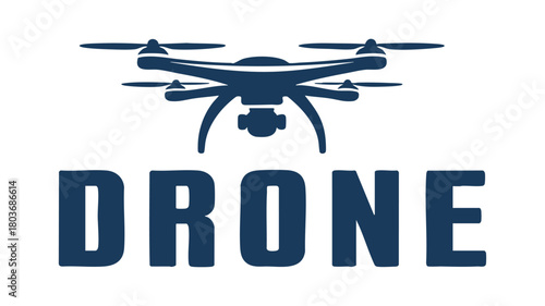 Drone technology illustration icon