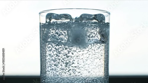 ​Boiling Water Glass Bubbles Abstract Liquid Motion