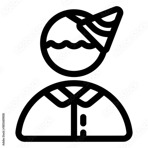 Birthday boy icon