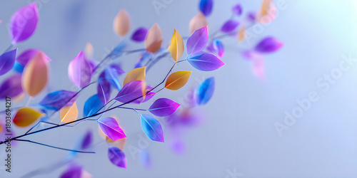 Fototapeta Naklejka Na Ścianę i Meble -  spring flowers on blue background