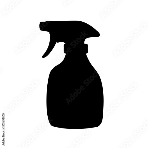 Wallpaper Mural Spray bottle silhouette icon for cleaning or gardening Vector, illustration Torontodigital.ca