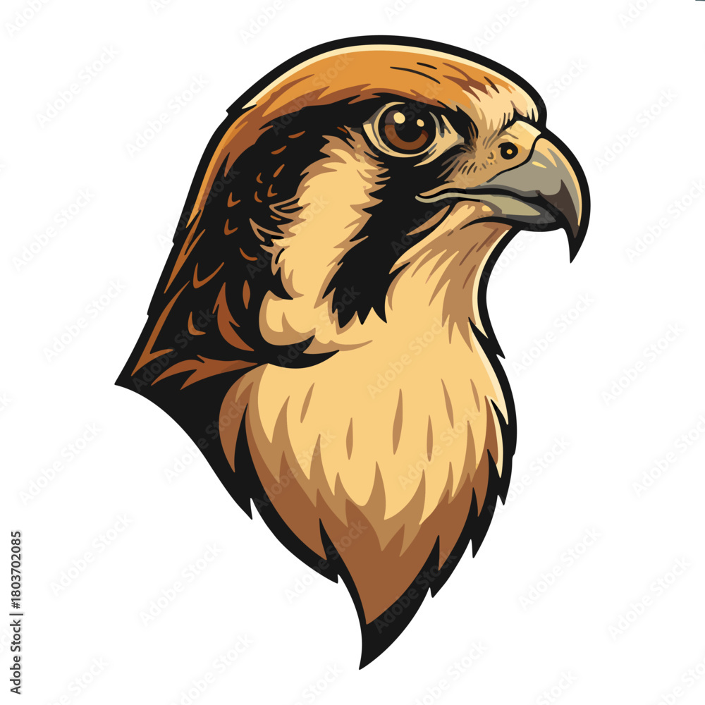 Fototapeta premium A WILD eagle LOGO THAT REFLECTS POWER, BEAUTY AND HIGH PERFORMANCE FOR ESPORTS