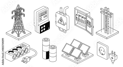 Power grid elements for sustainable energy solutions and infrastructure
