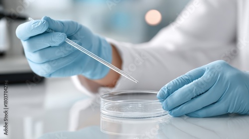 実験をする研究員のイメージ