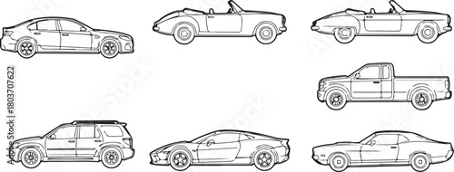 black and white car icon