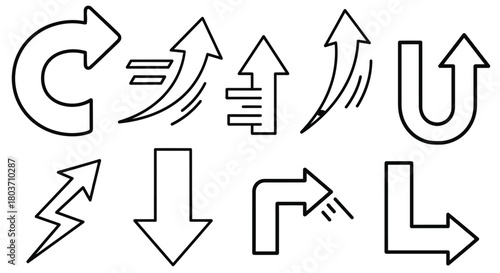 Colorful arrows pointing in many directions symbolize choices ahead