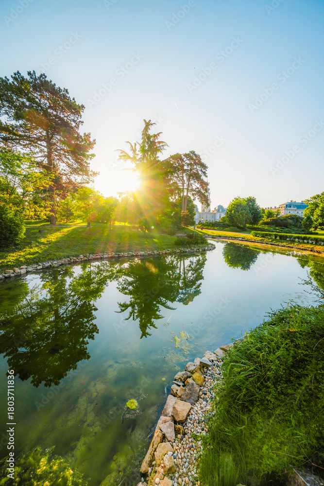 Φωτογραφία Festetics Palace is located in the town of Keszthely, Zala, Hungary near the Lake Balaton