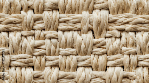 Cotton rope weave pattern texture