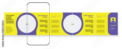 Set of LinkedIn carousel post, social media Instagram carousel post, modern and editable business carousel template design