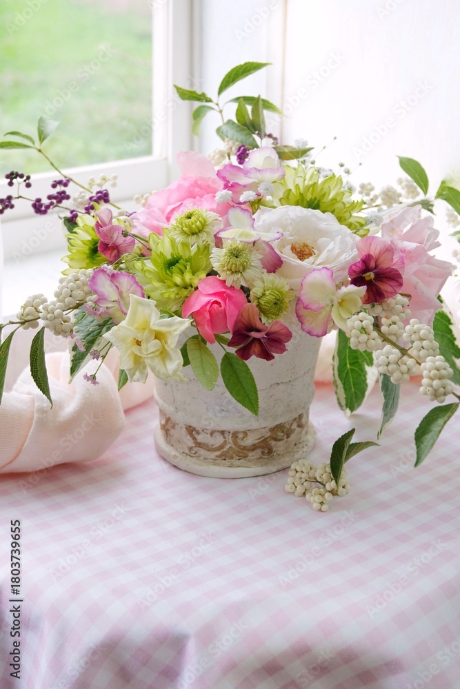 Fototapeta premium bouquet of flowers