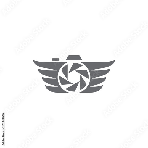 Modern Drone Camera Logo Design