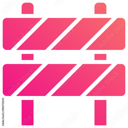barrier gradient fill icon